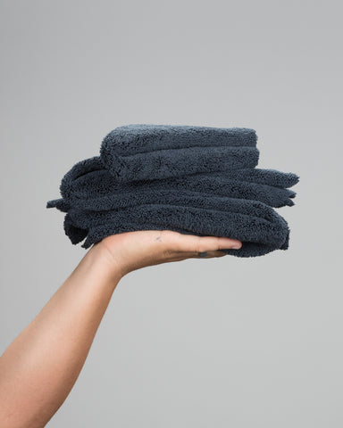 Black Edgeless MF Towel