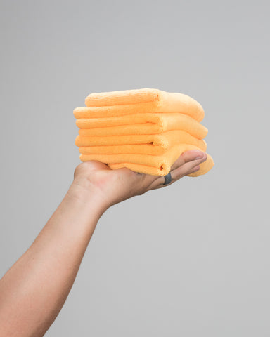 Orange Ultra Plush MF Towel