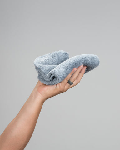 Super Plush Grey Edgeless Towel
