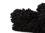 Black Chenille MF Wash Mitt - Ultra Plush - Rinseless Or Tradition Wash