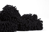 Black Chenille MF Wash Mitt - Ultra Plush - Rinseless Or Tradition Wash